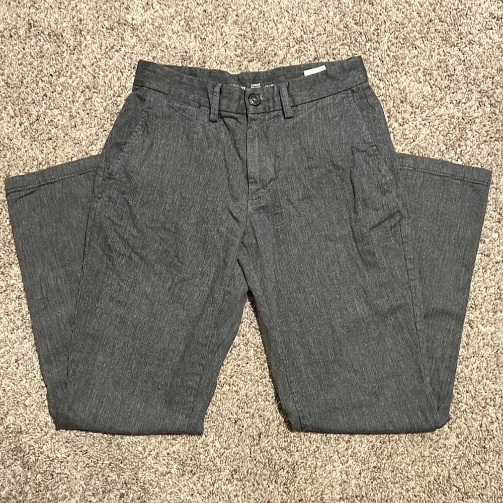 Old Navy ‘Ultimate Straight built in flex’ Herringbone pants 26x28